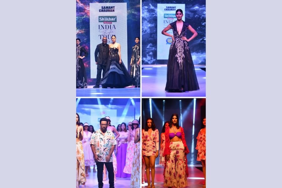 Handwoven Glam & Floral Flowy silhouettes were the showstoppers at the Guwahati League of Shikhar India Style Tour 2023