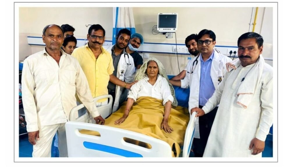 NIIMS Hospital and Medical College Successfully Treats 95-Year-Old Elderly Woman