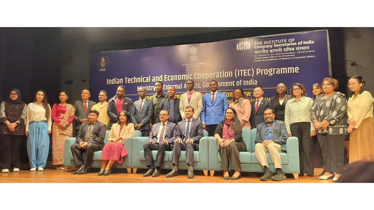 ICSI organizes Indian Technical and Economic Cooperation (ITEC) Programme under the aegis of the Ministry of External Affairs