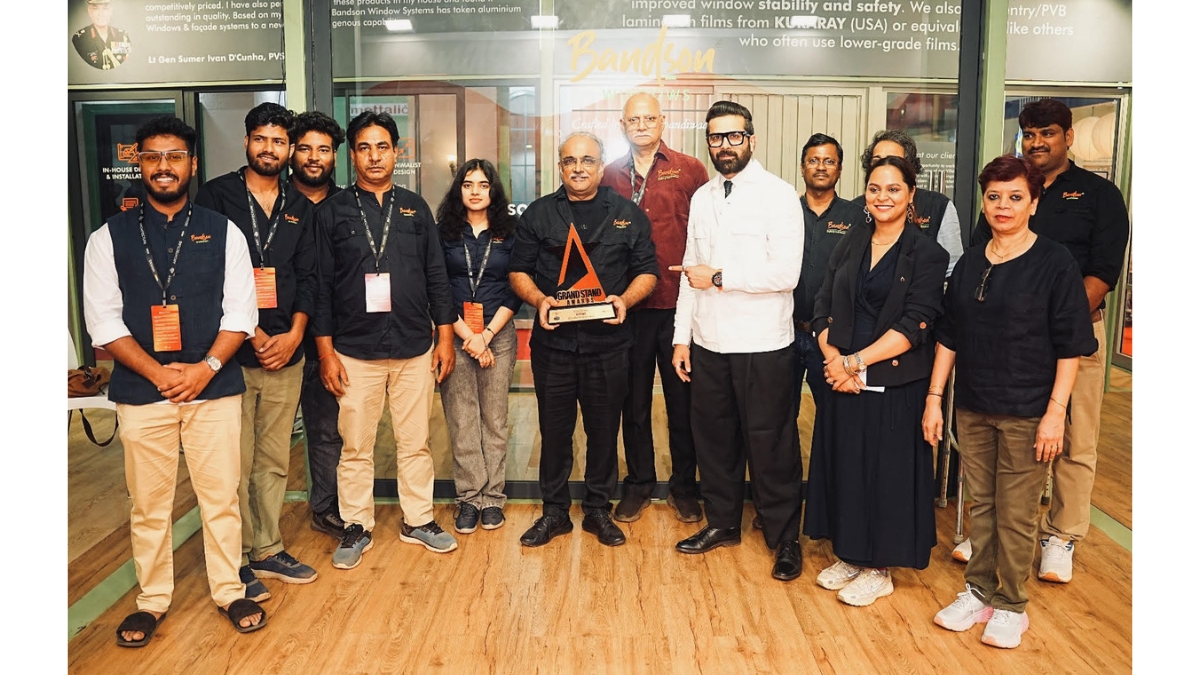 Bandson Windows, a Pioneer in Premium Fenestration, wins the Grandstand Jury Award in the Gold Category at Ace Reflect Goa