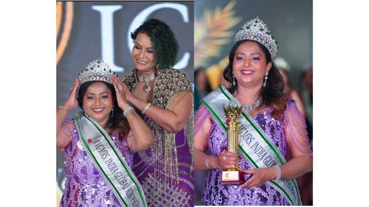 Neelam Shankhwar Crowned VG Mrs India Global Icon Phoenix Queen 2026