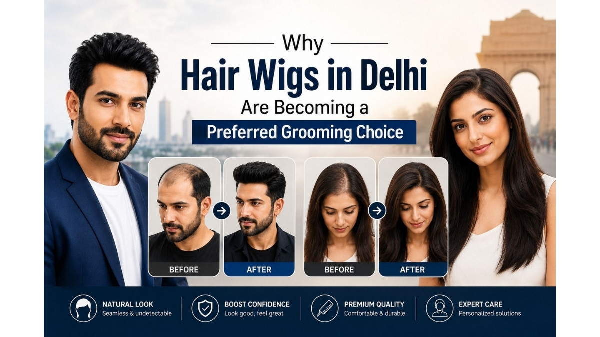 Why Hair Wigs in Delhi Are Becoming a Preferred Grooming Choice