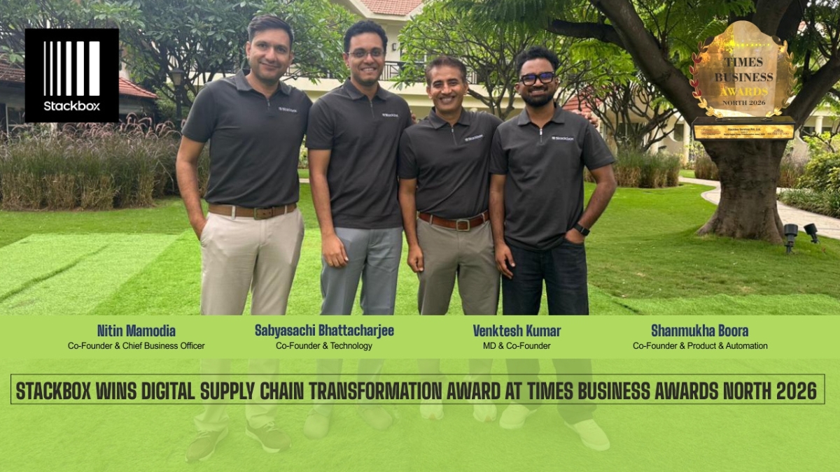 Stackbox Wins Digital Supply Chain Transformation Award at Times Business Awards North 2026