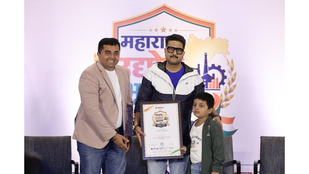 Mr. Swapnil Gandhi to Be Honoured as Best Construction & Engineering Company of the Year at Maharashtra Udyog Bhushan Puraskar 2026